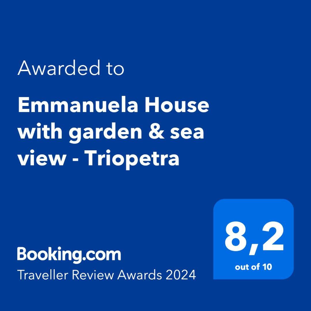 Apartmán Emmanuela House With Garden & Sea View - Triopetra Exteriér fotografie